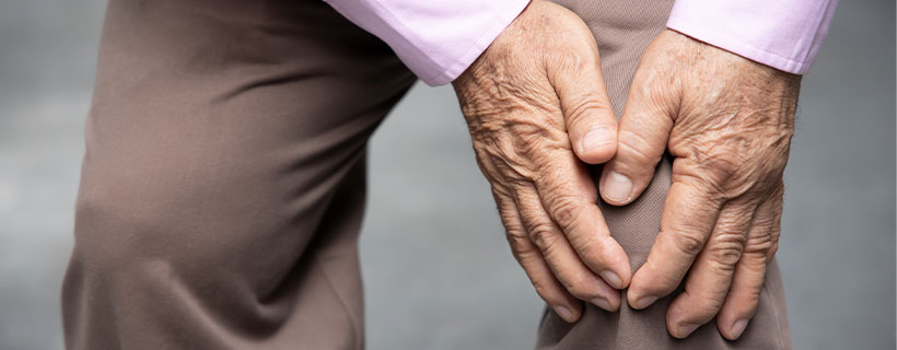 patient suffering from osteoarthritis needing shockwave therapy in Pleasanton